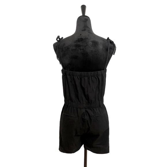 100% Cotton Alfred Sung Romper w/ Pockets - Picture 2 of 5